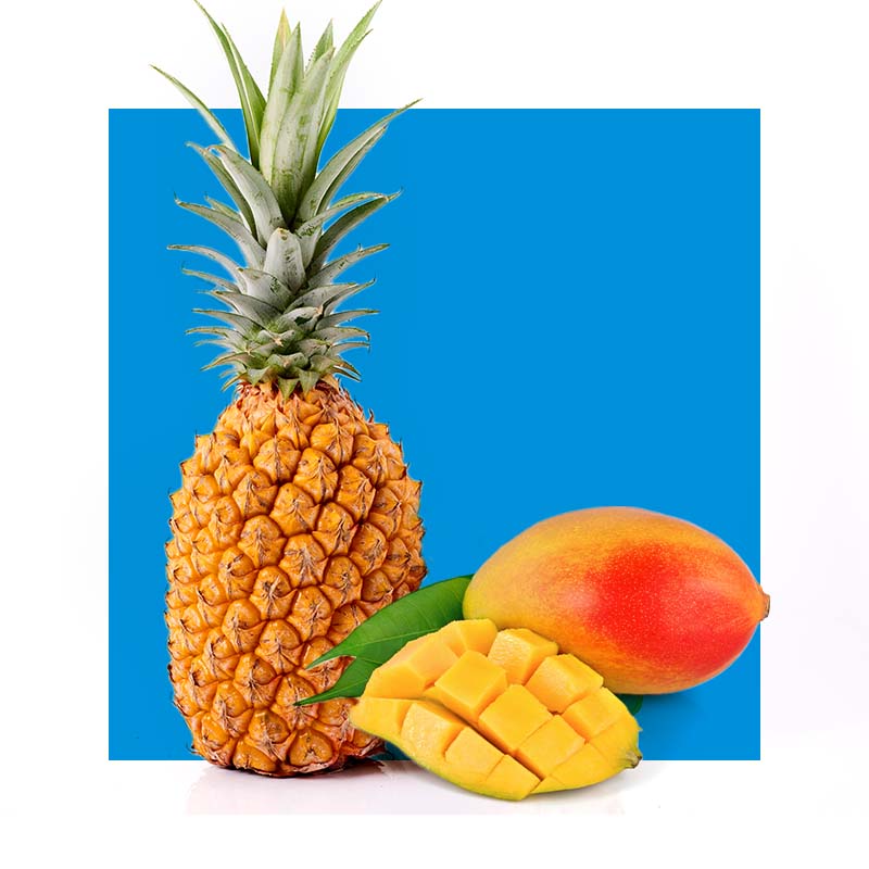 image of pineapple and mango
