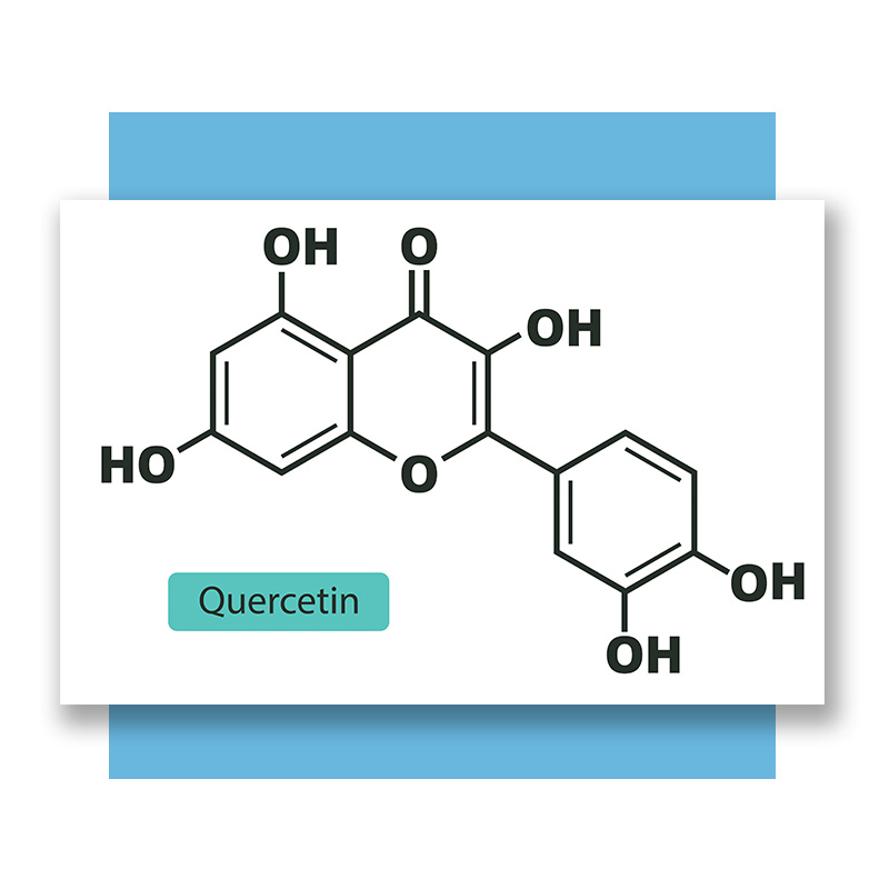 image of the chemical compound of Quercetin