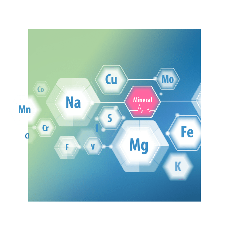 image of trace mineral molecules