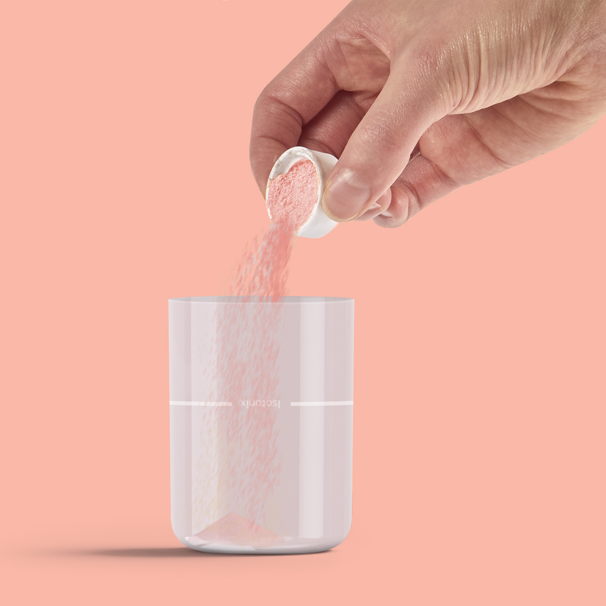 image of powder being added to overcap