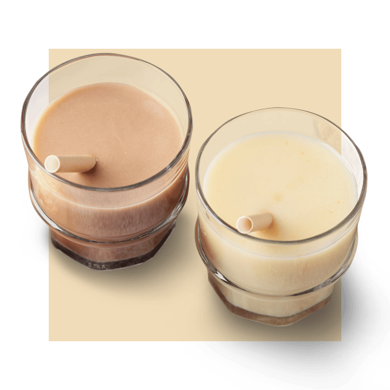 image of protein shakes