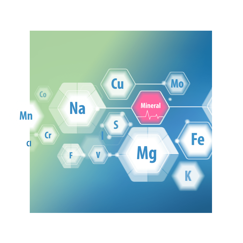 image of trace mineral molecules