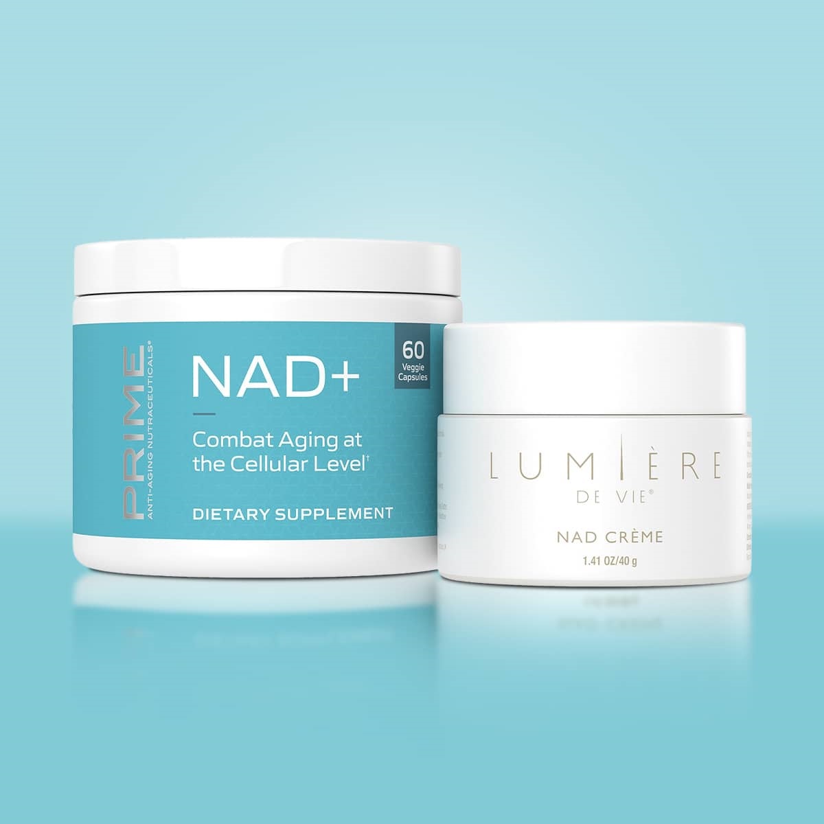 Image of Prime NAD+ and Lumiere de Vie NAD Creme