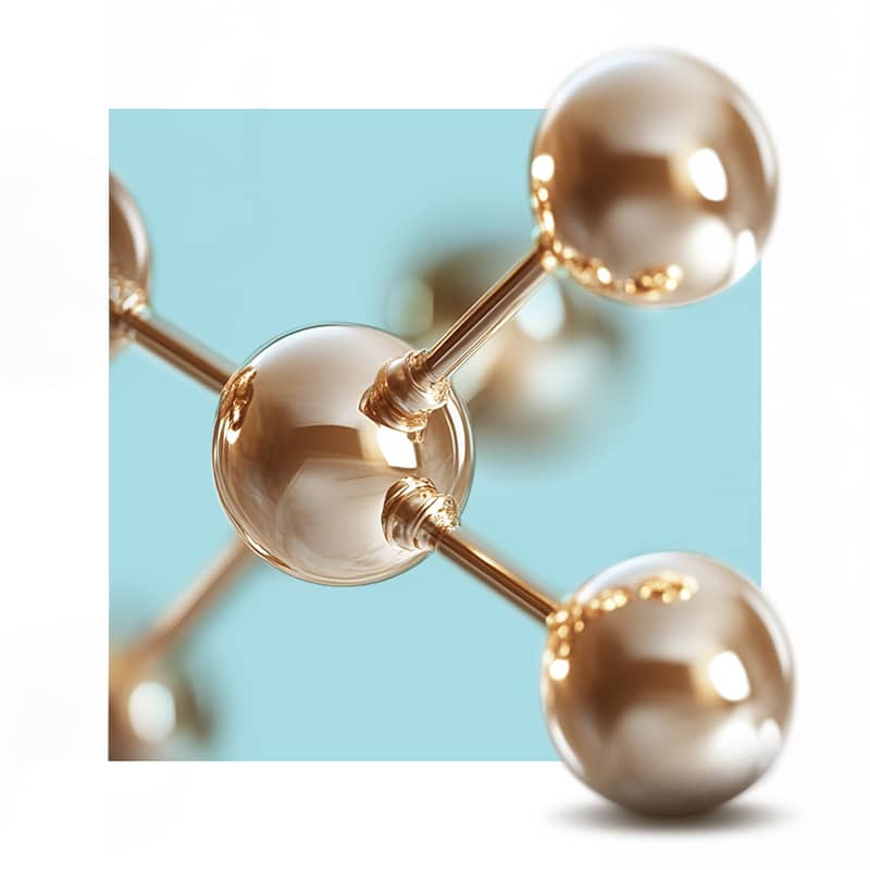 image of gold molecule