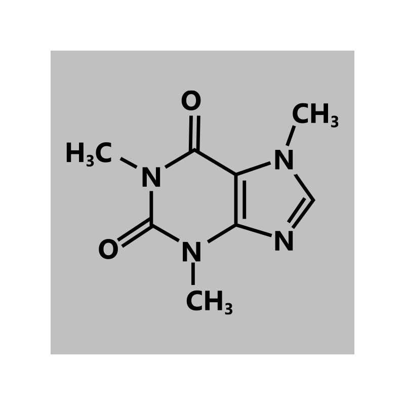 image of caffeine chemical compound