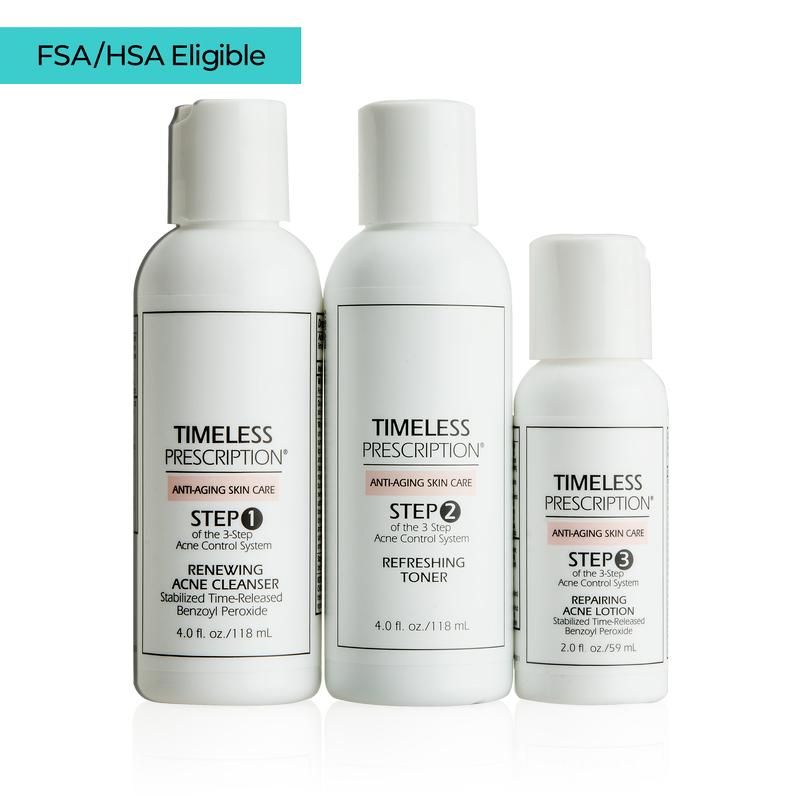 Timeless Prescription® 3-Step Acne Control System