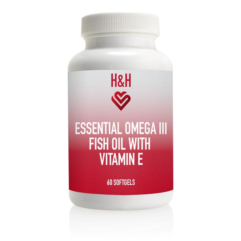 H&H™ Essential Omega III Fish Oil with Vitamin E