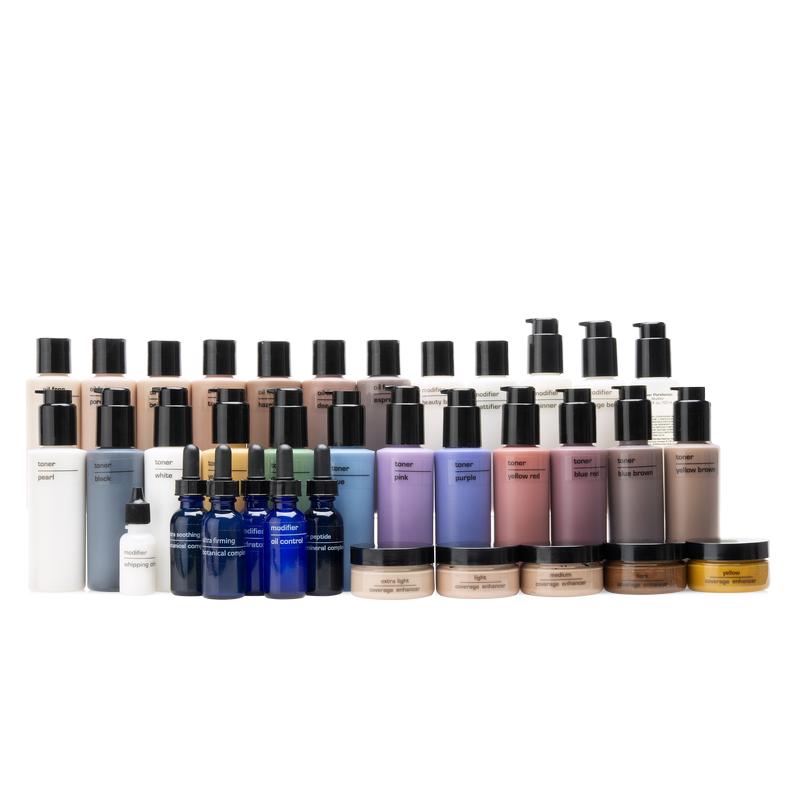 Motives® Custom Blend Foundation Starter Kit - Includes 7 Bases, 12 Toners, 5 Coverage Enhancers and 11 Modifiers