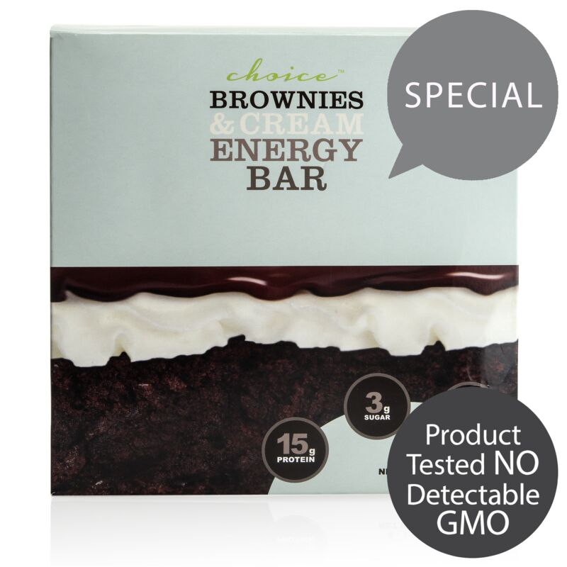 Choice Brownies & Cream Energy Bar