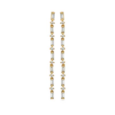 Laura - Mixed Cut Rope Earrings