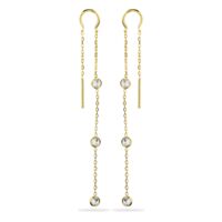 Cara - Aretes con cadena y pendiente