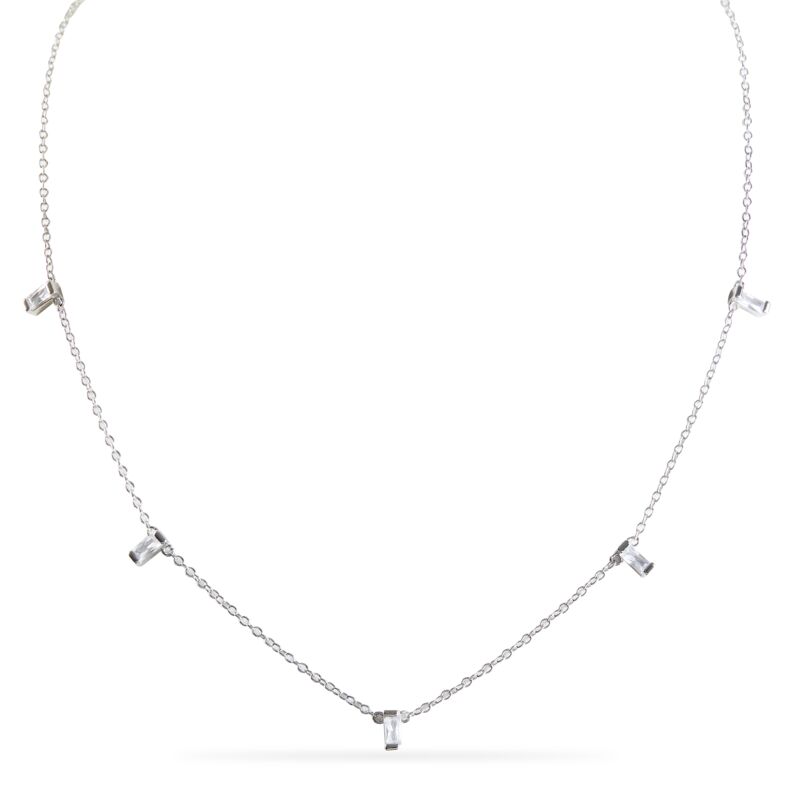 AMANDA - Baguette Drop Choker - (FINAL SALE)