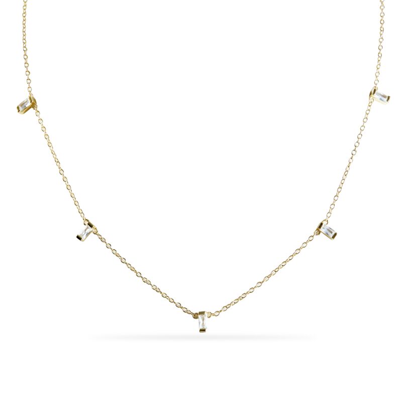 Amanda - Baguette Drop Choker
