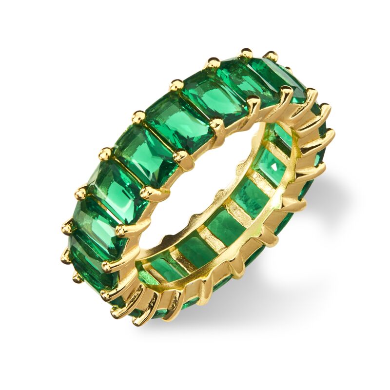DEE - Emerald Cut Eternity Band (FINAL SALE)