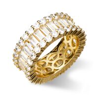 Michael - Mixed Cut Eternity Band