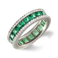 Joy - Princess Cut Eternity Band