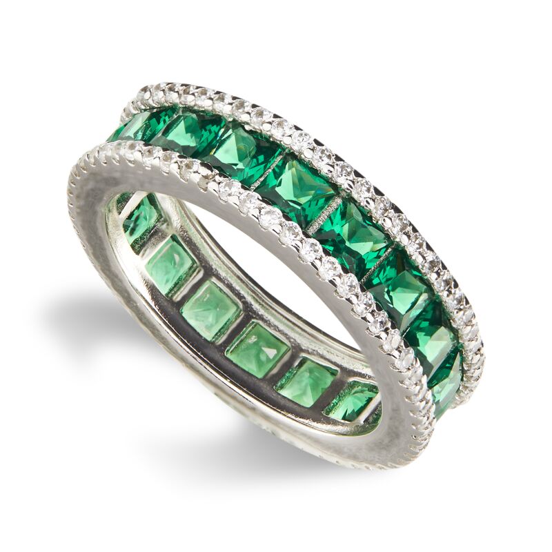 Joy - Princess Cut Eternity Band
