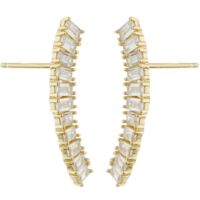 Mathew - Aretes trepadores de corte baguette