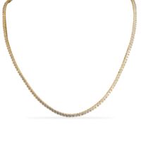 Hailey - Round Cut Tennis Necklace