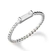 Adrienne - Spiraled Baguette Ring