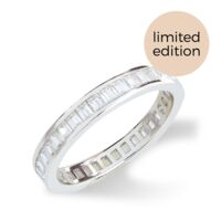 Camila - Channel Set Baguette Eternity Band