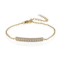 Brook - Baguette Round Bar Bracelet