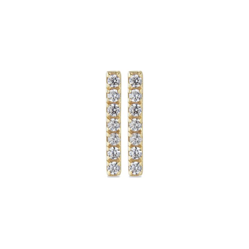 CLAIRE - Pave Stick Studs (FINAL SALE)