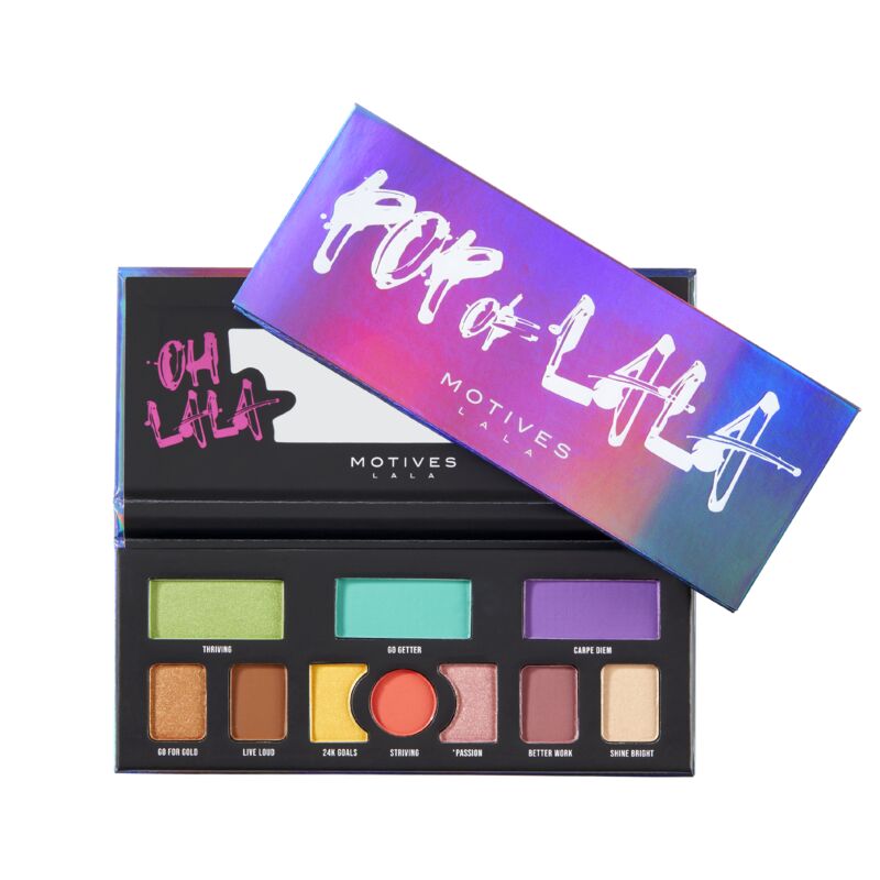 Motives® LALA Pop of LALA Pressed Pigment Palette - Includes ten pressed pigments