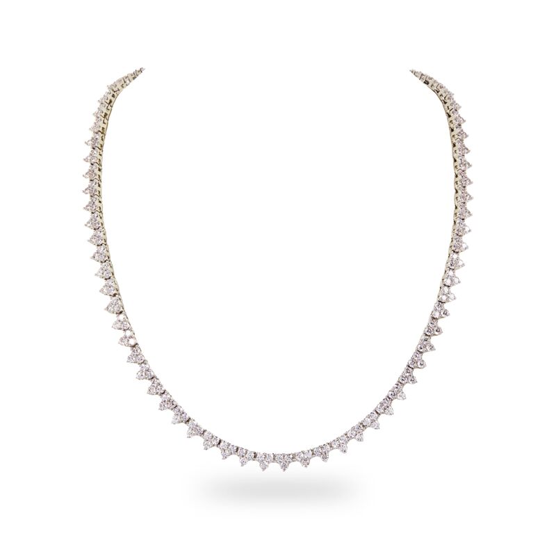 CHARLOTTE – Cluster Tennis Necklace