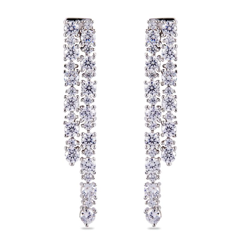 QUINN – Double Strand Earrings