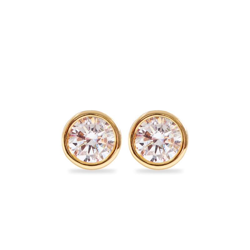 DIANA – Bezel Set Studs