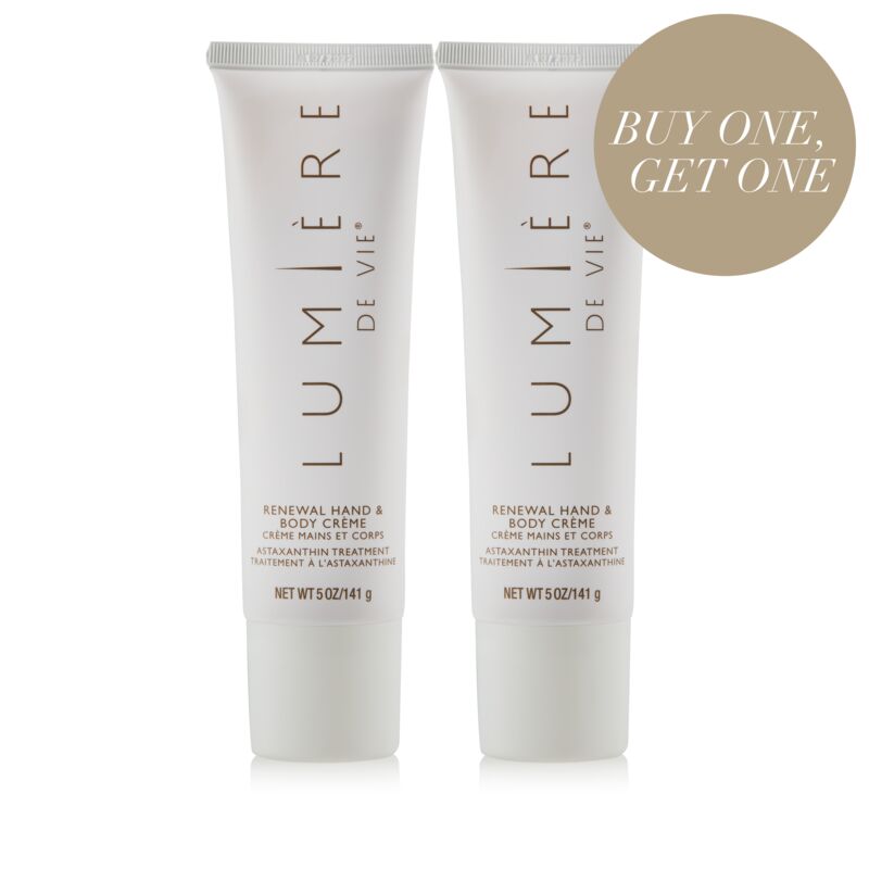 Lumière de Vie® Crema Renovadora para Manos y Cuerpo (Tratamiento con Astaxantina) - Limited Edition Special Buy One, Get One Free