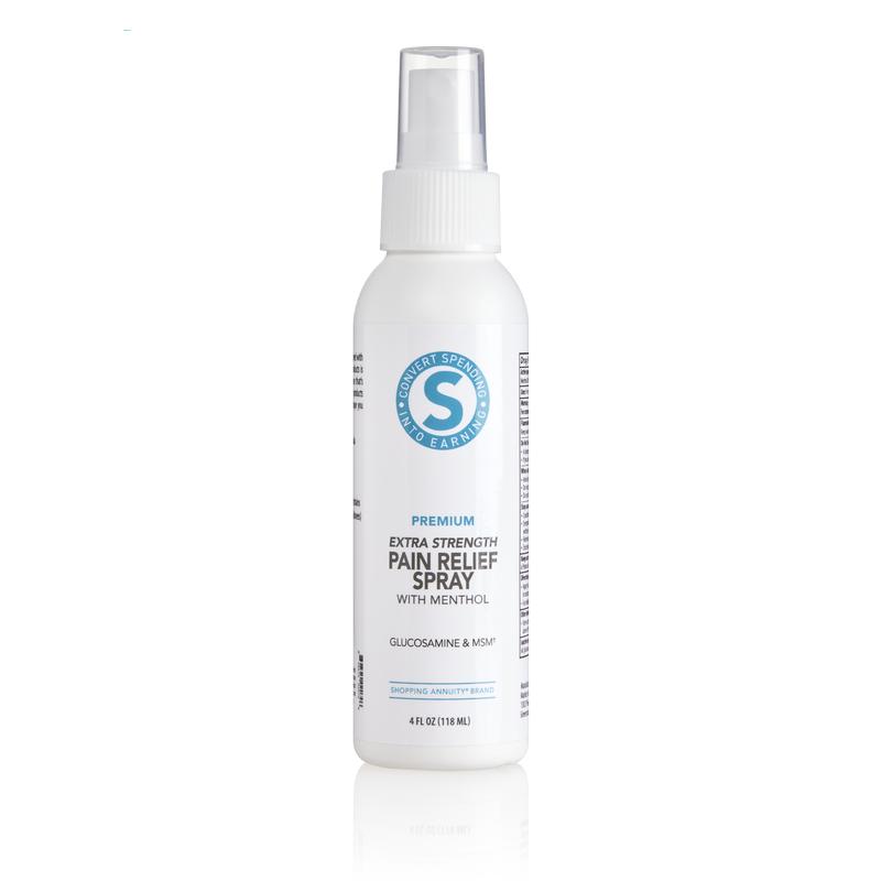 Shopping Annuity® Brand Premium Extra Strength Pain Relief Spray
