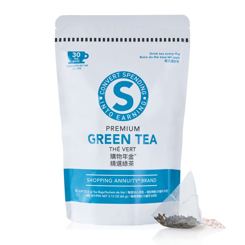 Shopping Annuity® Brand Premium Green Tea