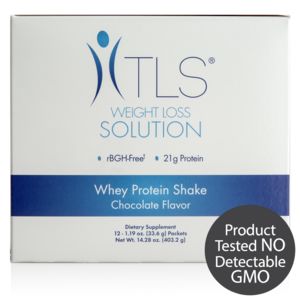 TLS® Whey Protein Shakes - Chocolate Flavor - Single Box (12 packets)