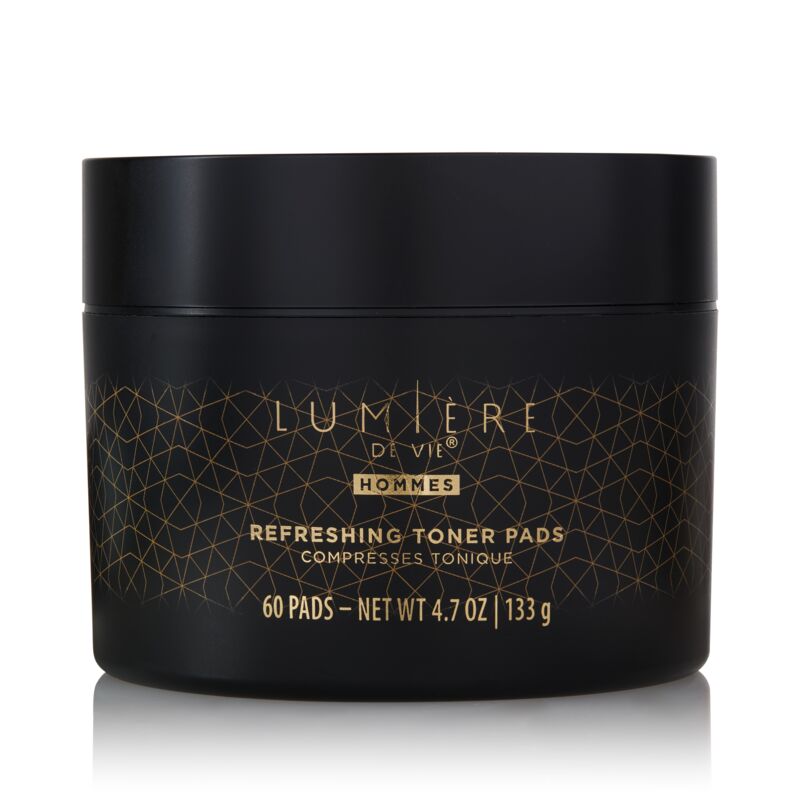 Lumière de Vie® Hommes Refreshing Toner Pads - Single Jar (60 Pads)