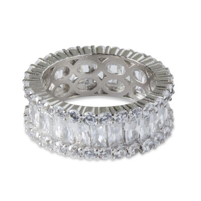 Michael - Mixed Cut Eternity Band
