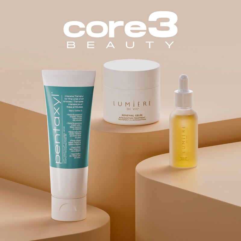 Core 3 Beauty - Includes Lumière de Vie® Renewal Gelée, Pentaxyl®, Lumière de Vie® The Elixir