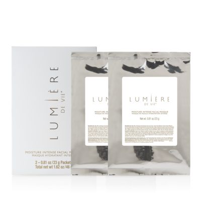 Lumière de Vie® Moisture Intense Facial Masque - 2 packets (0.81oz/23g each)