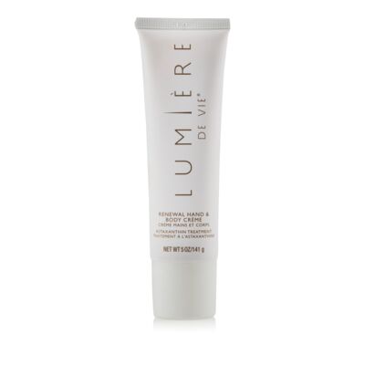 Lumière de Vie® Renewal Hand & Body Crème (Astaxanthin Treatment) - Single Tube (5.0 Oz./ 141 g)