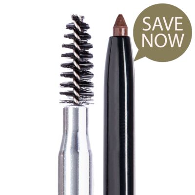 Motives for La La Mineral Waterproof Eyebrow Pencil - Dark Brown