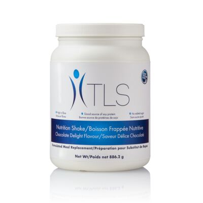 TLS Nutrition Shakes - Chocolate Delight - Canister (14 Servings)