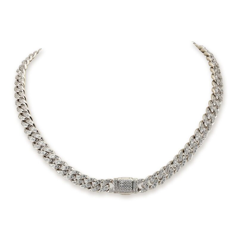 SELENA – Pave Cuban Link Chain