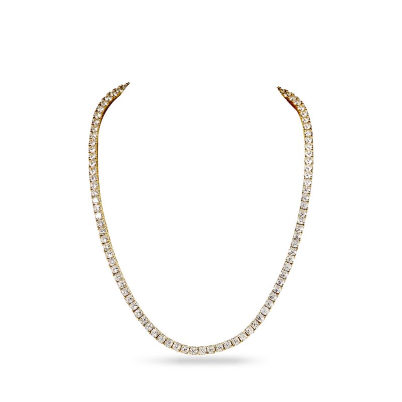 CANDICE - Simulated Diamond Tennis Necklace