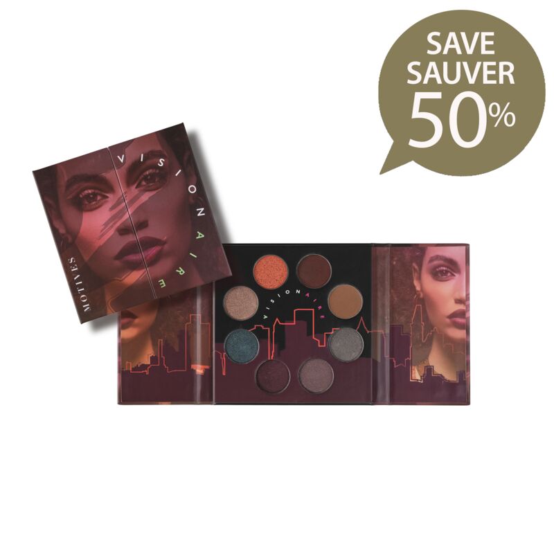 Motives® Visionaire Eye Shadow Palette - Includes eight eye shadows