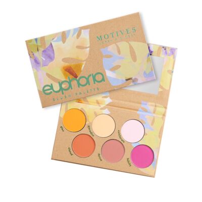 Motives® Euphoria Blush Palette - Includes six pressed blushes