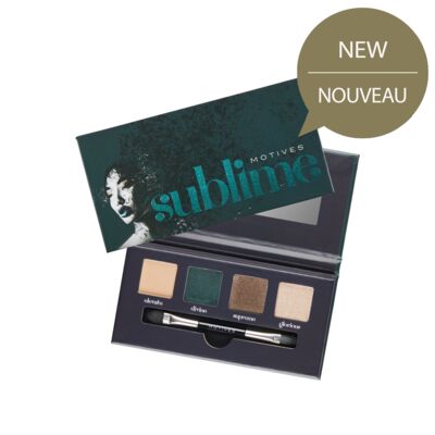 Motives® Sublime Eye Shadow Palette - Includes four pressed eye shadows and one dual-ended applicator