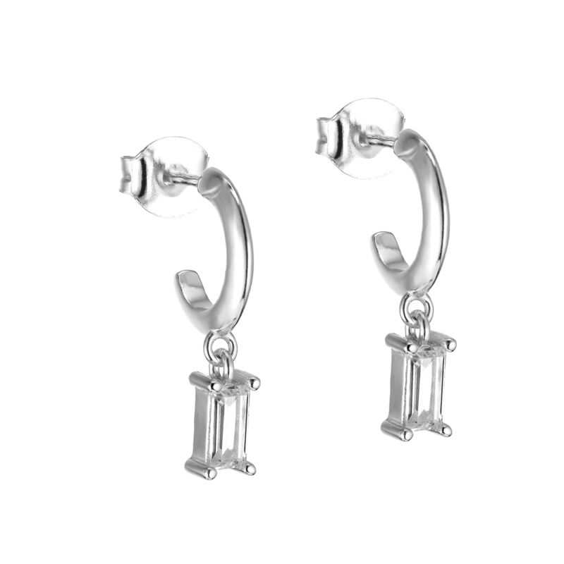 INA - Baguette Hoop Earrings (SPECIAL)