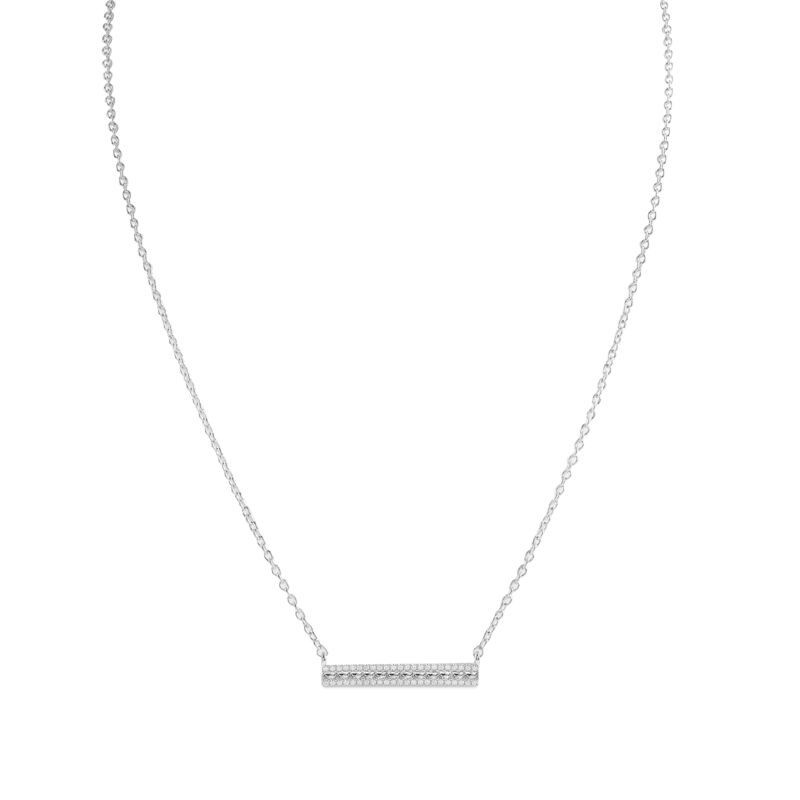 BROOK - Baguette Round Bar Necklace (FINAL SALE)