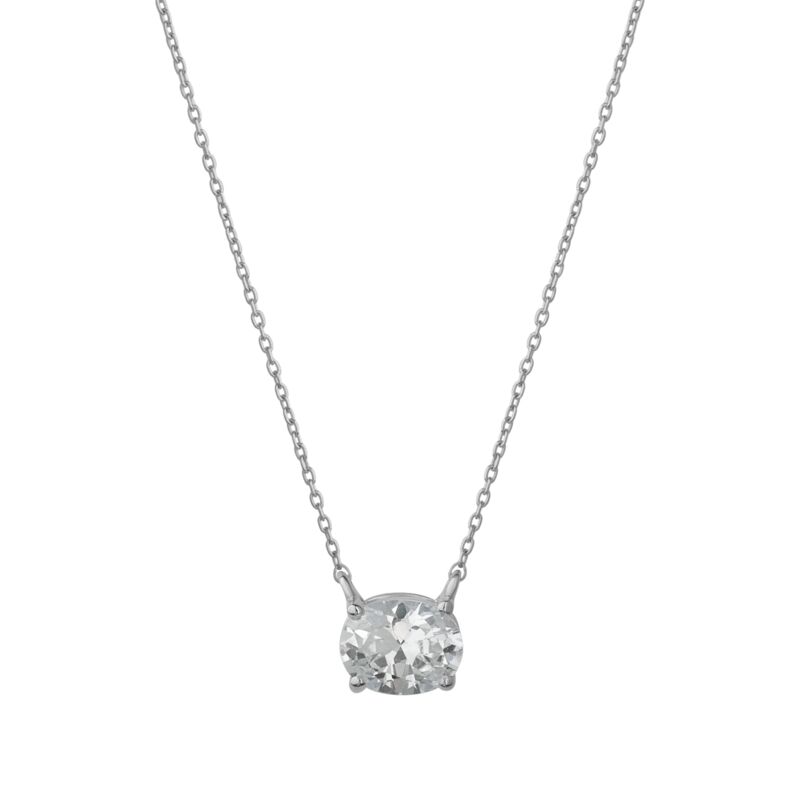 CORA - Oval Cut Solitaire Pendant